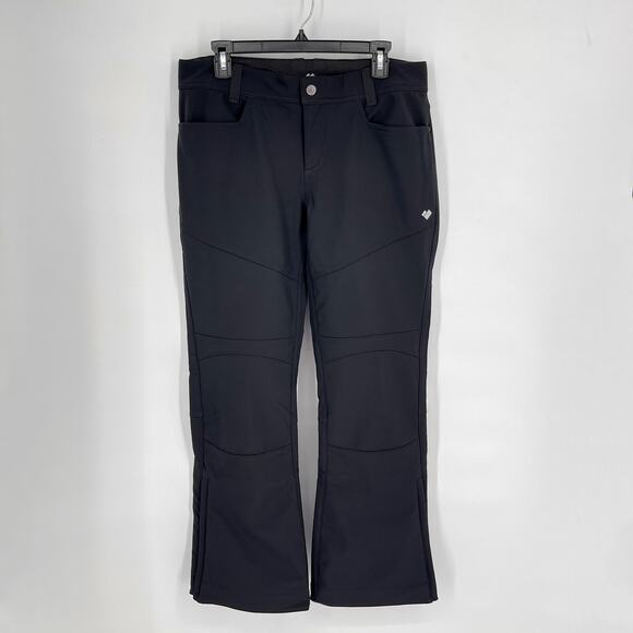Obermeyer Glyph Tech Softshell Black Ski Snow Pants NEW 15040 Womens Sz 12 - Picture 1 of 11